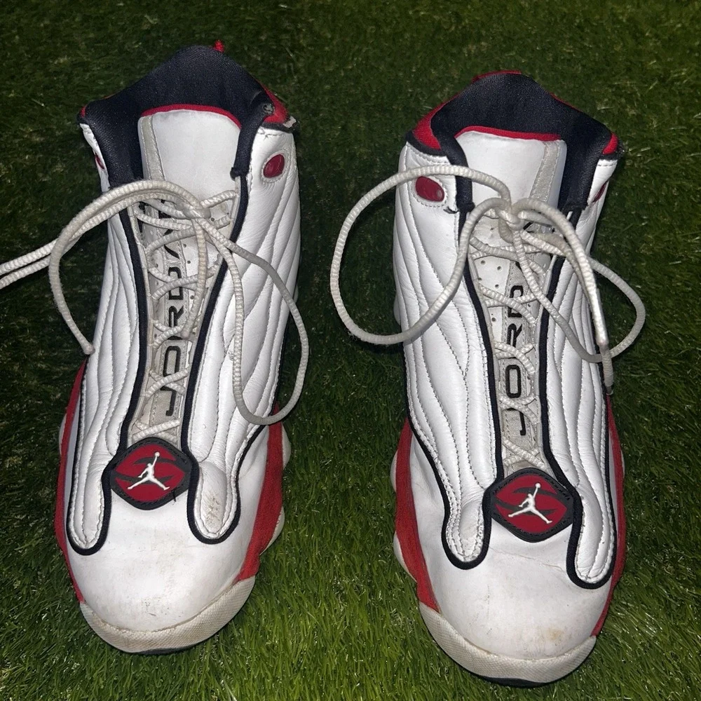 Jordan Pro Strong White Gym‎ Red Black Mens Basketball Shoes DC8418-101 Size 8